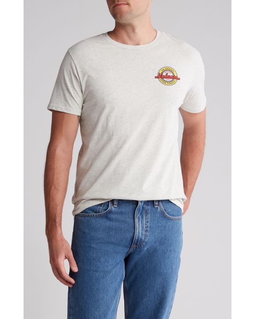 Volcom White Auto Stone Graphic T-shirt for men
