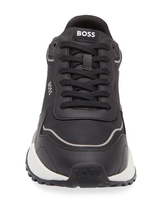 Boss Gray Jonah Runn Sneaker for men