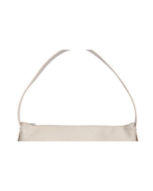 Tahari Black Pebble Faux Leather Shoulder Bag