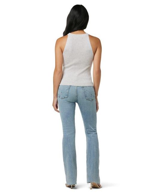 Hudson Blue Barbara Raw Hem High Waist Bootcut Jeans