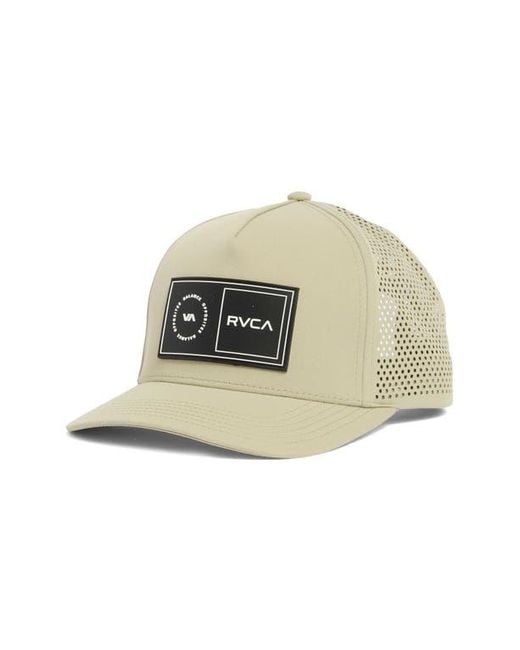 RVCA Natural Amped Up Trucker Hat for men