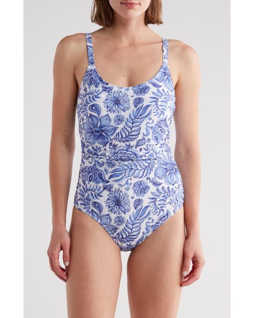 Nicole Miller Blue One-piece Swimsuit