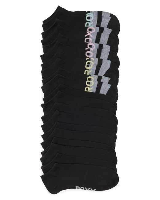 Roxy Black 10-pack Ankle Socks