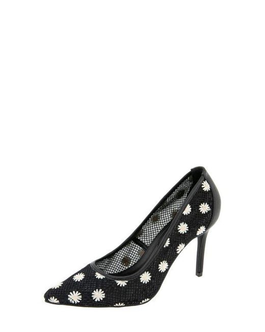 BCBGeneration Black Bissha Floral Pump
