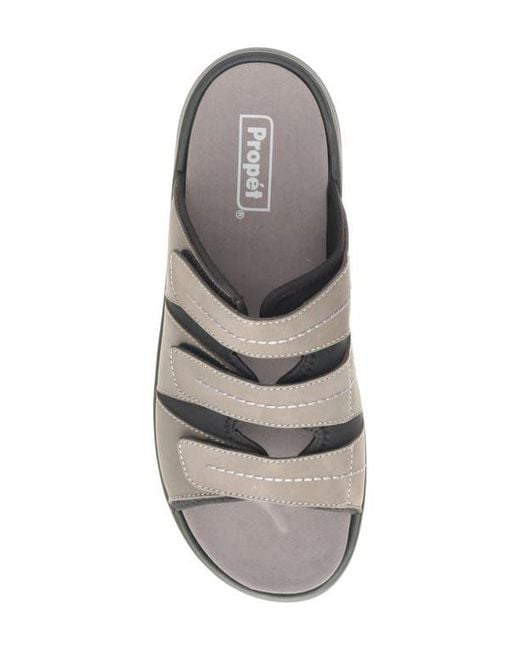 Propet Gray Hatcher Sandal for men