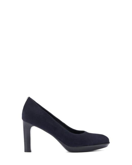 Aquatalia Blue Raysa Platform Pump