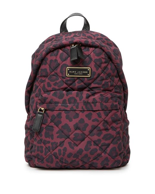 Marc Jacobs Multicolor Quilted Nylon Printed Backpack