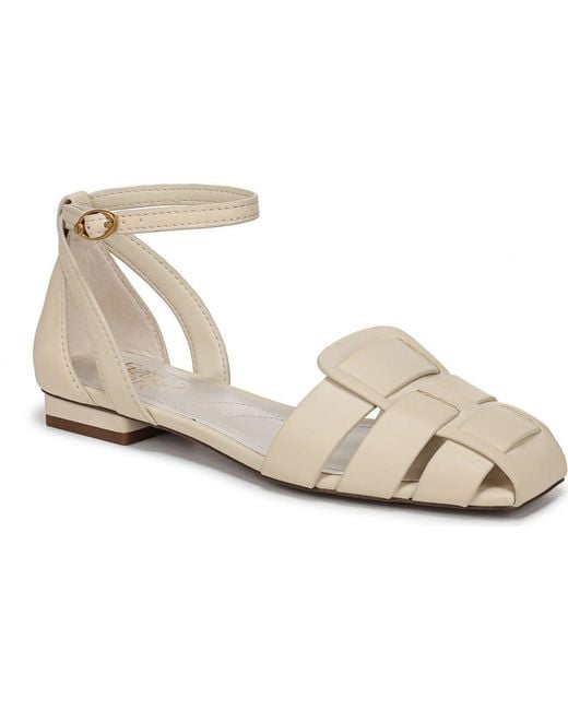 Franco Sarto White Taylon Fisherman Sandal