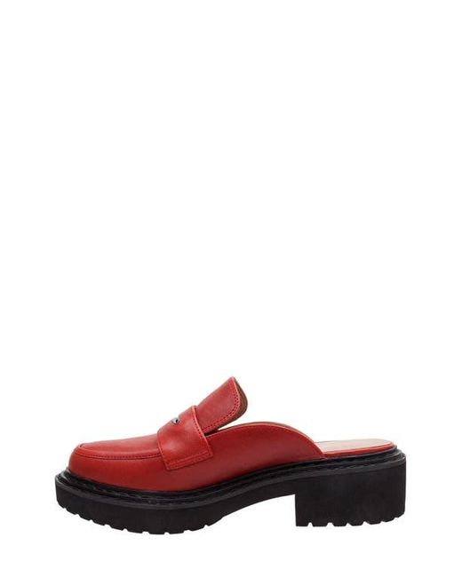 Linea Paolo Red Elie Platform Loafer