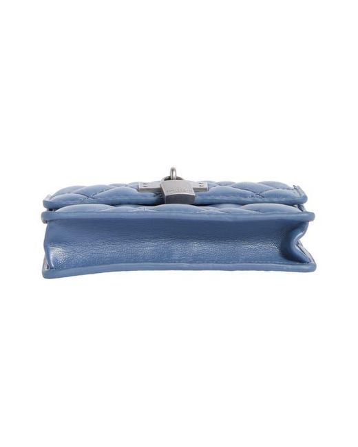 Kurt Geiger Blue Micro Birxton Convertible Shoulder Bag