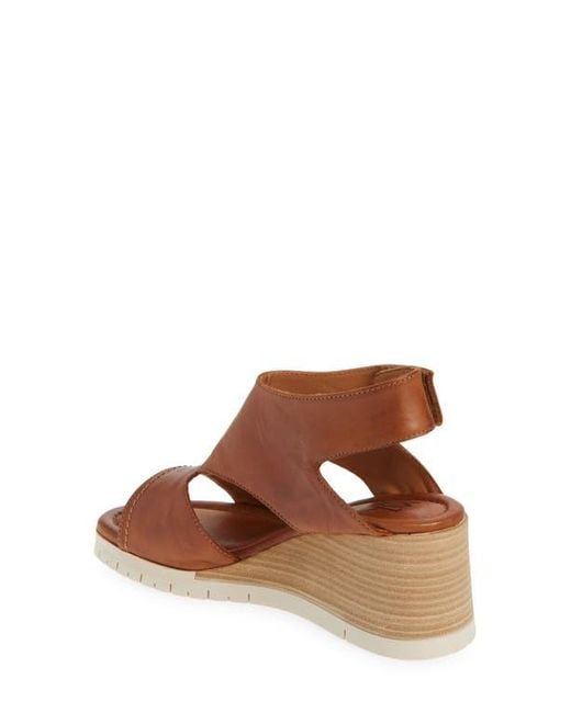 Miz Mooz Brown Meredyth Wedge Sandal