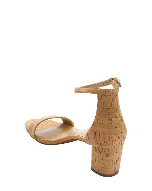 Vaneli Natural Meryn Ankle Strap Sandal