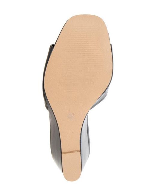 BCBGeneration Black Giani Wedge Slide Sandal