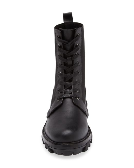 Rag & Bone Black Shiloh Leather Combat Boot