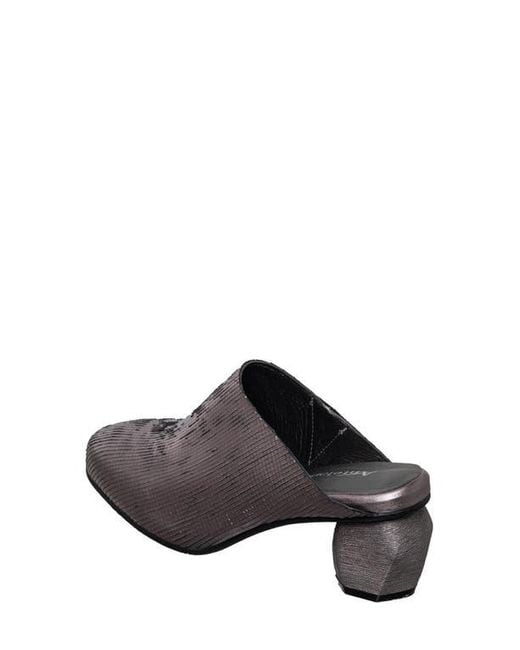Antelope Purple Leather Mule Slip-On Shoes