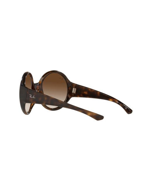 Ray-Ban Brown Ray-ban 58mm Round Sunglasses for men