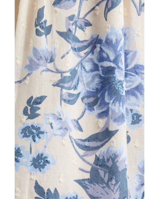 Chelsea28 Blue Rickrack Trim Tiered Mini Sundress