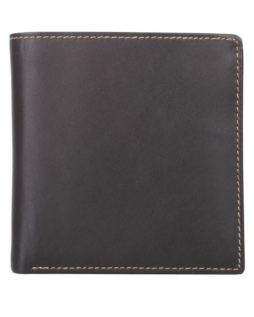 Dopp Black Buxton Rfid Leather Convertible Cardex for men