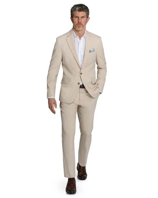 Con.struct Natural Plaid Two-Button Sport Coat for men