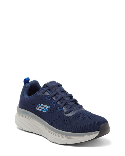 Skechers D'lux Walker Commuter Slip-on Sneaker In Navy/grey At ...