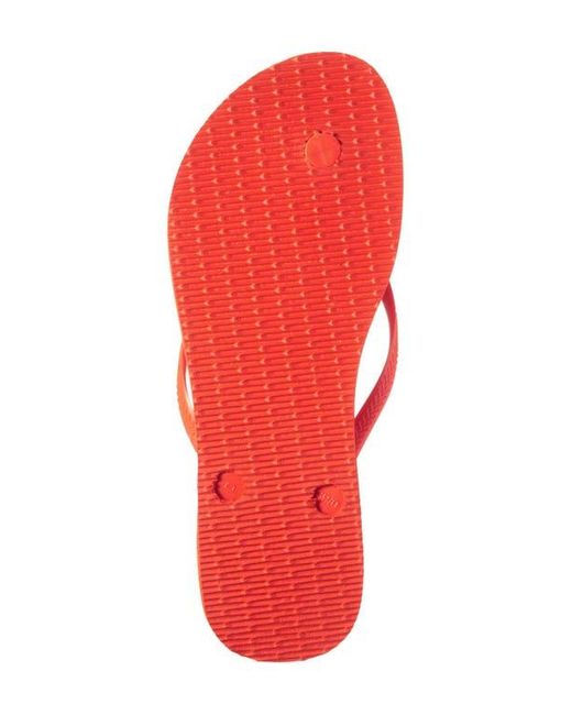 Havaianas Red Slim Postcard Flip Flop