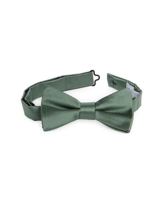 Nordstrom Rack Green Satin Solid Bow Tie for men
