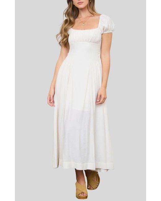 blu pepper white dress Blu Pepper Tiered Floral Dress for Women in Blue at Glik's , S main image 0