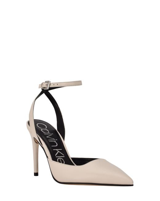 Calvin Klein Dona Pointed Toe Pump In 