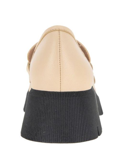 BCBGeneration Natural Raylin Lug Sole Loafer