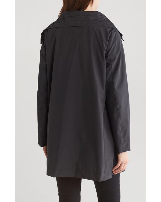 Save The Duck Black Prisha Recycled Polyester Raincoat