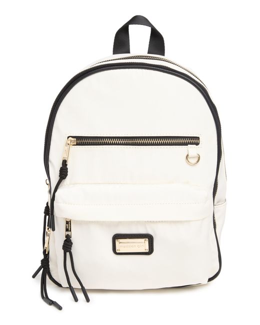 Madden Girl White Medium Nylon Backpack