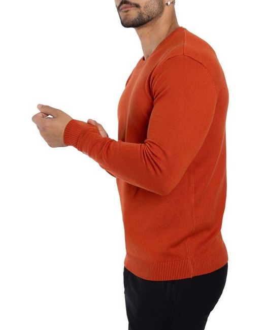 Xray Jeans Red Crewneck Knit Viscose-Blend Sweater for men