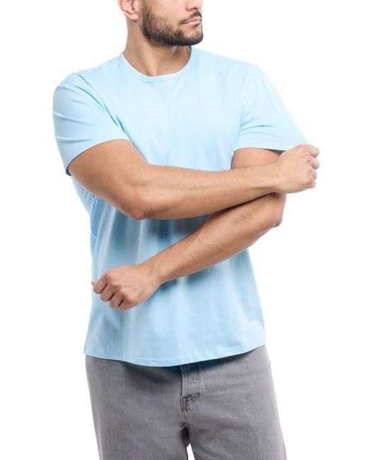 Xray Jeans Blue Flex Crewneck T-Shirt for men