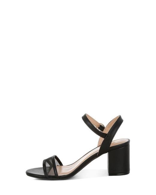 LONDON RAG Black Orpina Block Heel Sandal