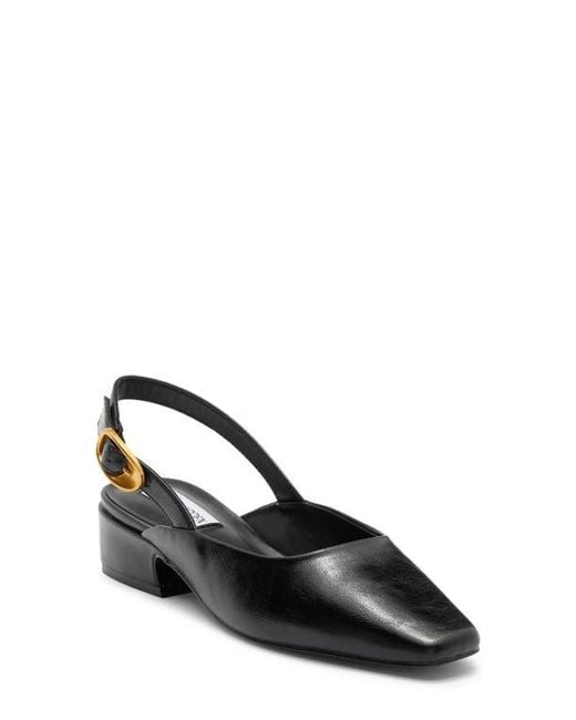 Steve Madden Black Diona Slingback Pump