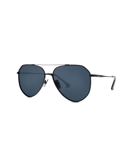 DIFF Blue Dash 61mm Aviator Sunglasses