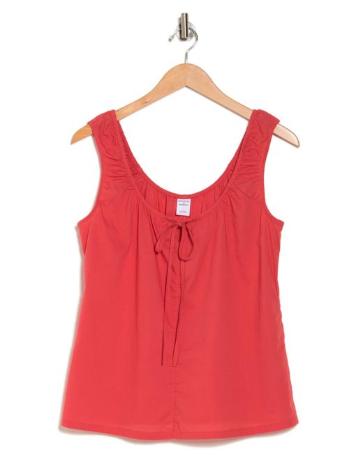 Melrose and Market Red Tie Sleeveless Top