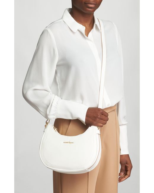 Nanette Lepore White Convertible Crossbody Bag