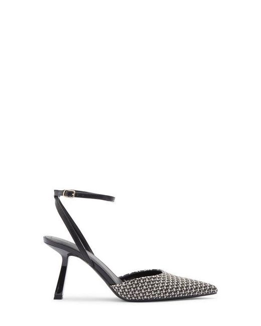 Open Edit Metallic Neesha Ankle Strap Pump