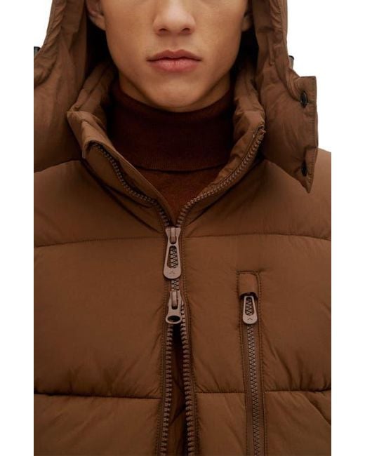 Noize Brown Baltimore Puffer for men