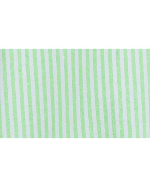 Frank & Eileen Green Mackenzie Stripe Oversize Cotton Button-Up Shirt