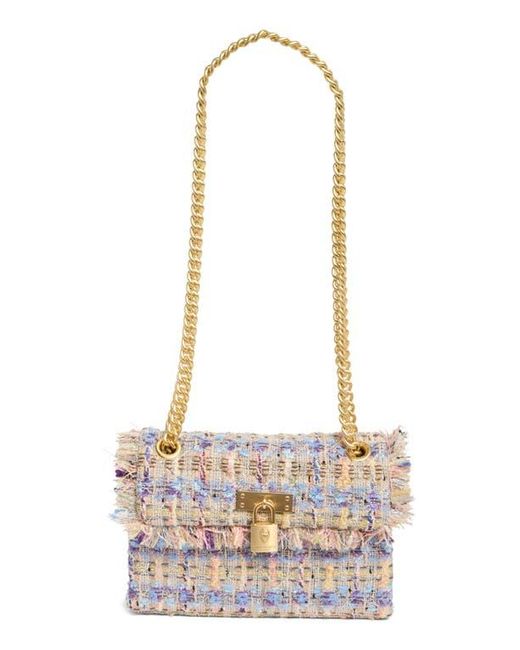 Kurt Geiger White Mini Brixton Lock Shoulder Bag