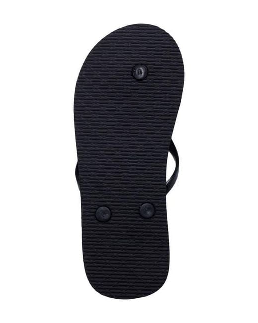 Bebe Gray Rhinestone Flip Flop