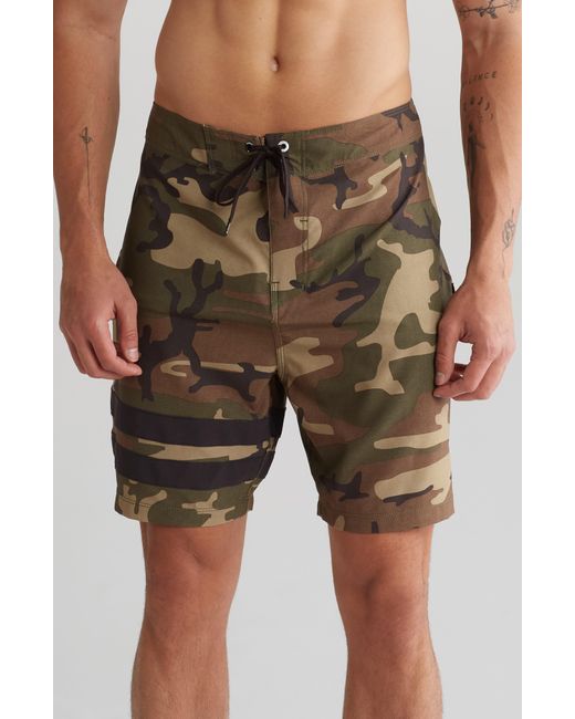 Hurley Green Block Party Board Shorts for men