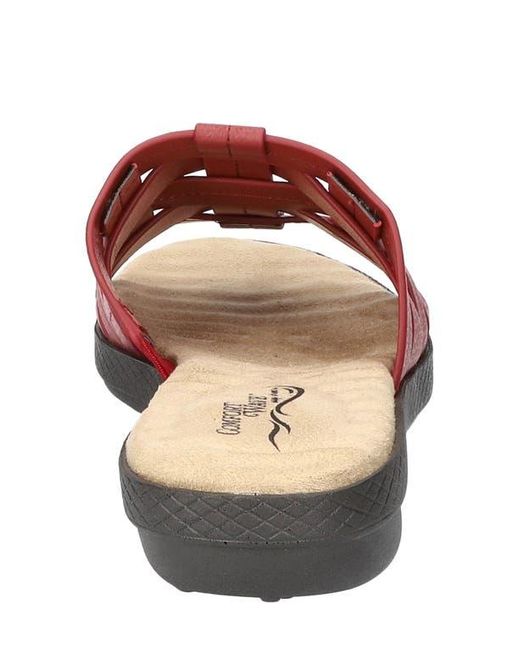 Easy Street Pink Maha Slide Sandal