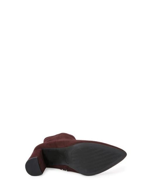 BERNESS Purple Sara Block Heel Bootie
