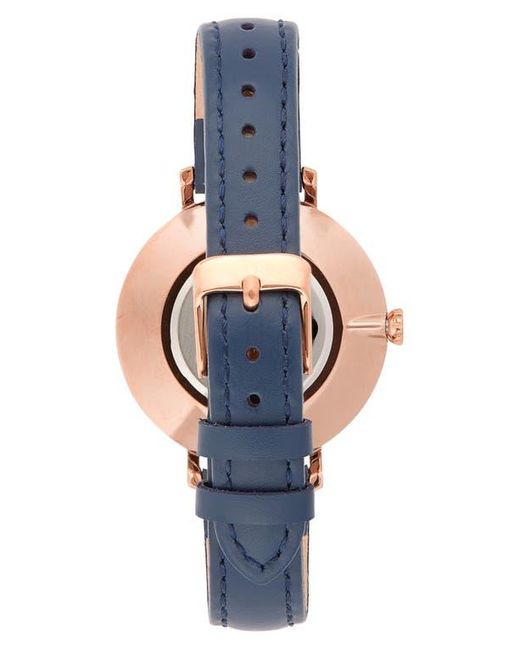 Fossil Metallic Jacqueline Two Hand Quartz Leather Strap Watch, 36Mm for men