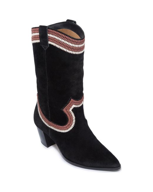 Bernardo Black Fremont Western Boot