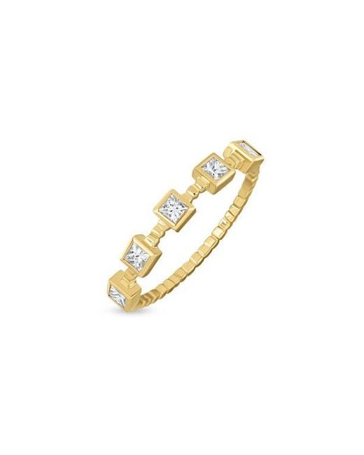Bony Levy Metallic Monaco 18K Diamond Stackable Ring