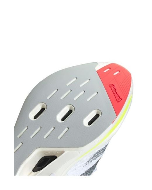 Adidas White Adizero Prime X Strung Running Shoe for men